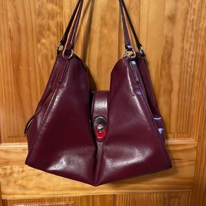 Coach Maroon Bag